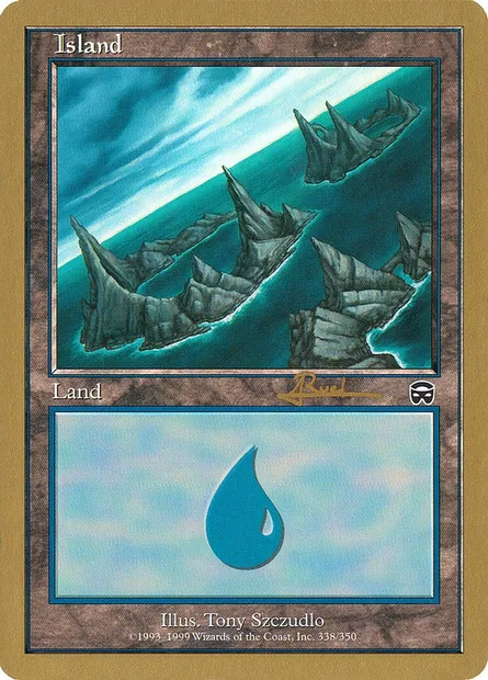 Île, carte Magic WC01 ar338 — extension World Championship Decks 2001