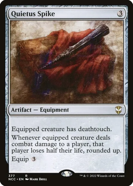Quietus Spike, Magic card NCC 377 — New Capenna Commander set