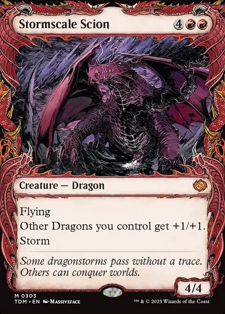 Stormscale Scion, Magic card TDM 303 — Tarkir: Dragonstorm set