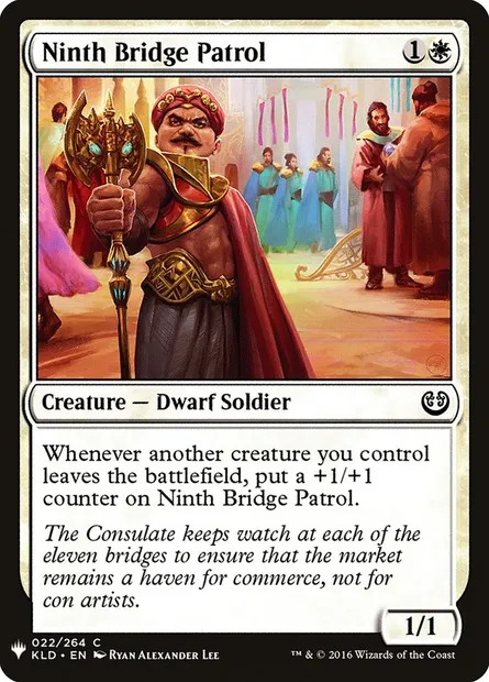Ninth Bridge Patrol, Magic card PLST KLD-22 — The List set