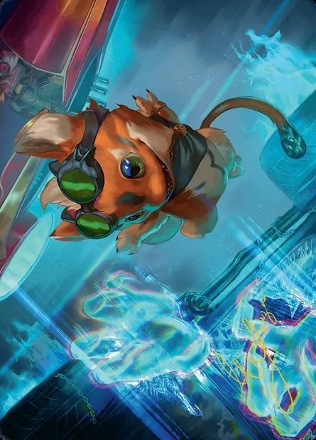 Loot, the Pathfinder // Loot, the Pathfinder, carte Magic ADFT 22 — extension Aetherdrift Art Series
