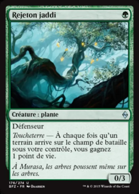 Rejeton jaddi, carte Magic BFZ 176 — extension La bataille de Zendikar