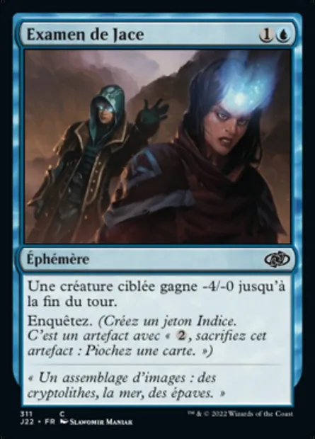 Examen de Jace, carte Magic J22 311 — extension Jumpstart 2022