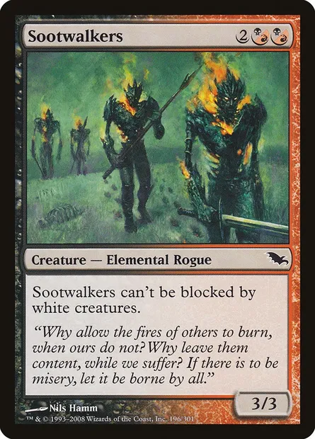 Sootwalkers, Magic card SHM 196 — Shadowmoor set