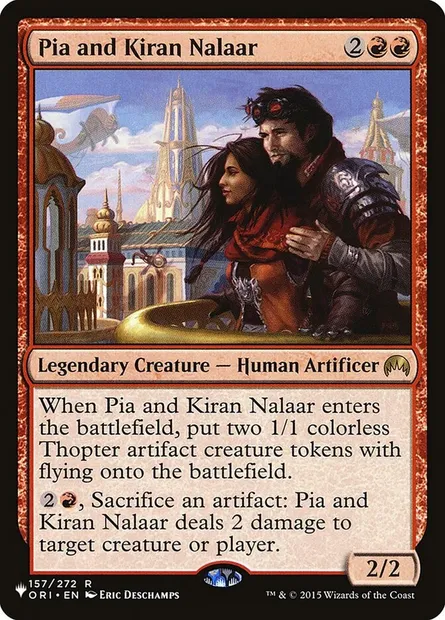 Pia and Kiran Nalaar, Magic card PLST ORI-157 — The List set